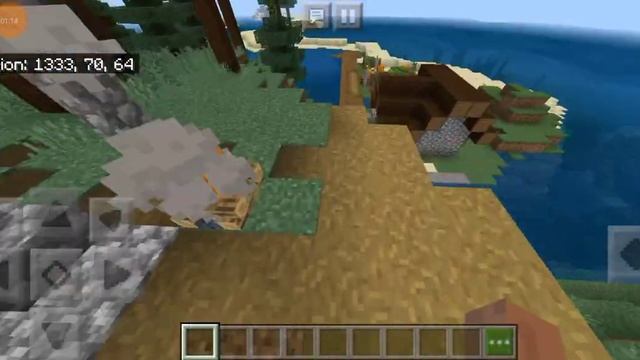 Сосновый остров с деревней в майнкрафт 1.14.0 смотреть онлайн