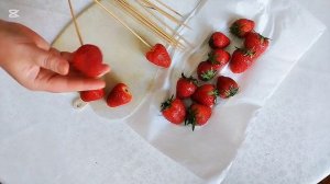 Китайский Десерт! Клубника в стекле, просто Объедение