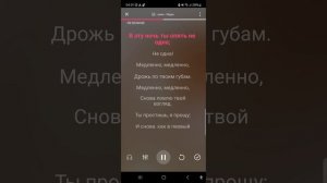 Караоке Медленно - Ани Лорак