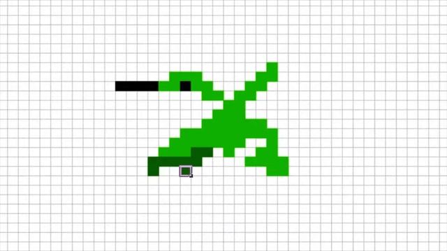 Pixel Art Hummingbird Рисунки по клеточкам Колибри смотреть онлайн
