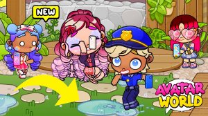 ПРОГУЛКА ПОД ДОЖДЁМ в Аватар Ворлд ❤️ Кто СЛАБАК? 🤔 #топыкатегорий