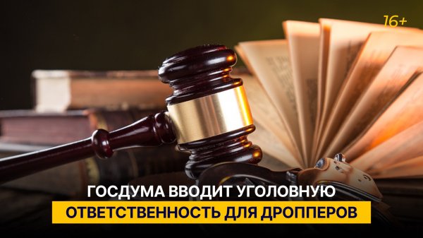 Госдума вводит уголовную ответственность для дропперов
