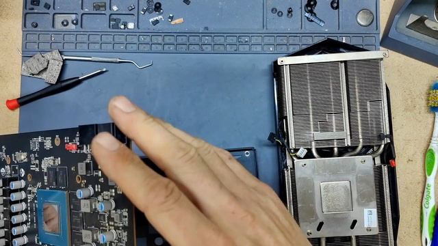 Восстановление Vrm MSI GamingX RTX3060Ti