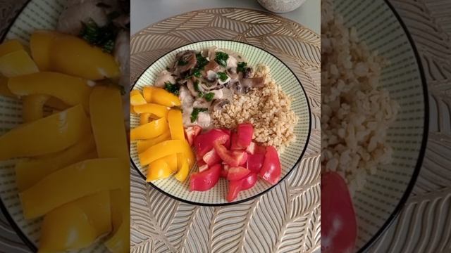 МЯСО С ГРИБАМИ НА ОБЕД. ОТБИВНАЯ НА УЖИН. #ешьистройней