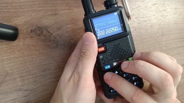 Рация Baofeng UV-5RH,сохраняем частоту. Настройка кан