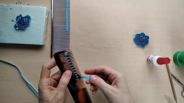 Рельефный волнистый контур на гребенке смотреть онлайн