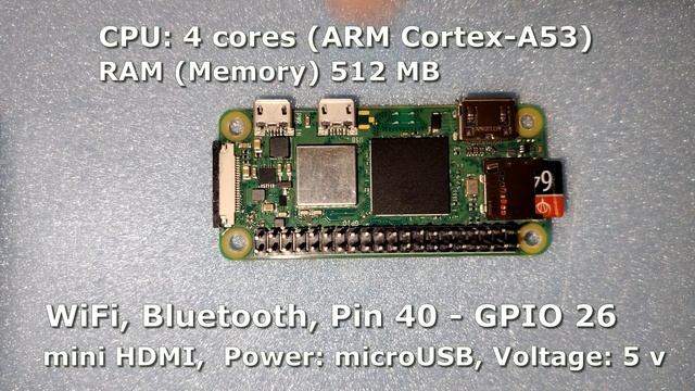 Обзор микро компьютера Raspberry Pi Zero 2 W смотреть онлайн