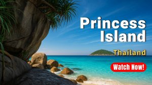 1 час релакса на острове Принцессы 🏝️ Шум волн. Таиланд 🌊 Звуки природы #outhome #медитация #relax