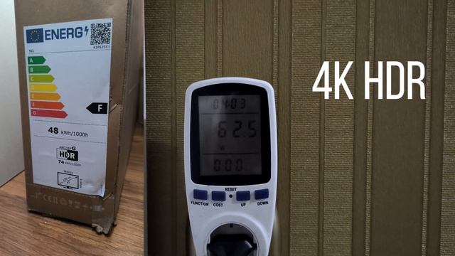 Телевізор TCL 43P635 - тест споживання електроенергії смотреть онлайн