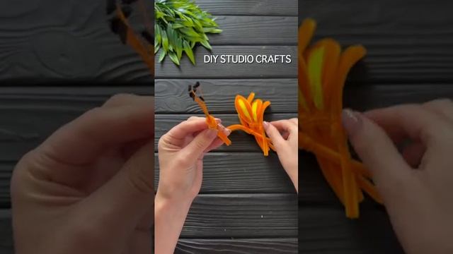 Лилии из синельной проволоки