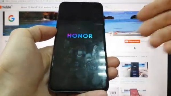 Honor 10 Lite Hard Reset удалить пин код