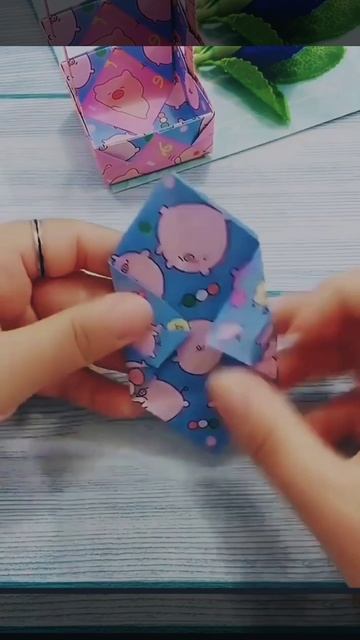 маленькие корзинки из бумаги🐷🌼 смотреть онлайн
