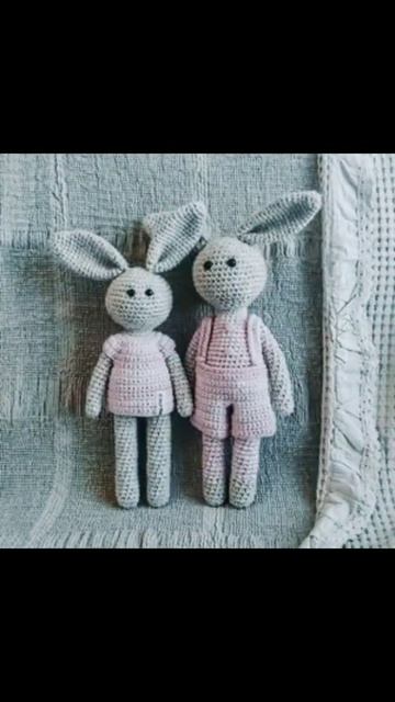 💞вязанные зайчики🐰 крючком✨вязанные игрушки🧸