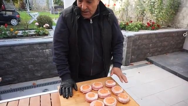 Гамбургер из Рыбы на мангале смотреть онлайн