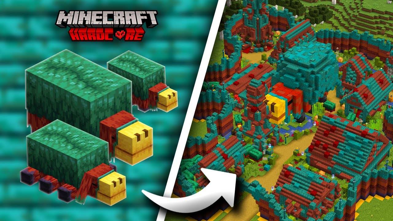 Построил ДЕРЕВНЮ НЮХАЧЕЙ в Майнкрафт ХАРДКОР смотреть онлайн