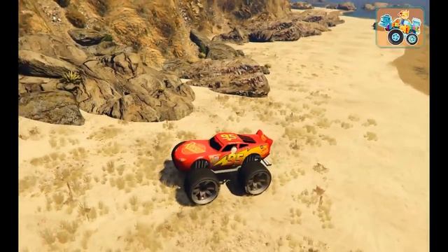 Шрек и Маквин  Машина игрушка  Машинки мультфильмы  См?