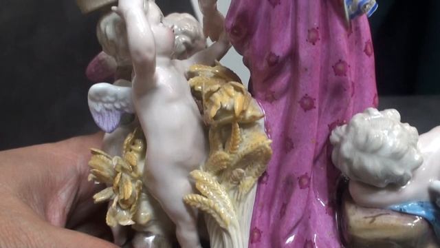 Мейсен композиция 1860-80е годы в отличном состоянии на продажу смотреть онлайн