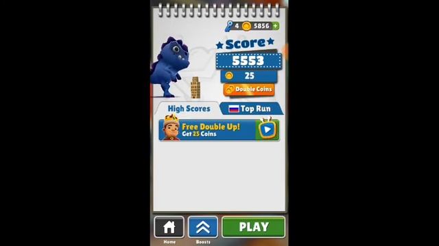 Моё видео прохождение игры Subway Surf смотреть онлайн