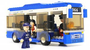 Собираем городской автобус из лего -  М38-В0330