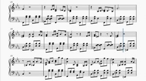 Я в весеннем лесу пил березовый сок - Ноты для пианино