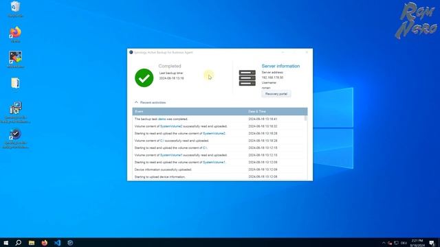 Synology BACKUP! Active Backup for Business. Обзор функий, настройка. Windows ? смотреть онлайн