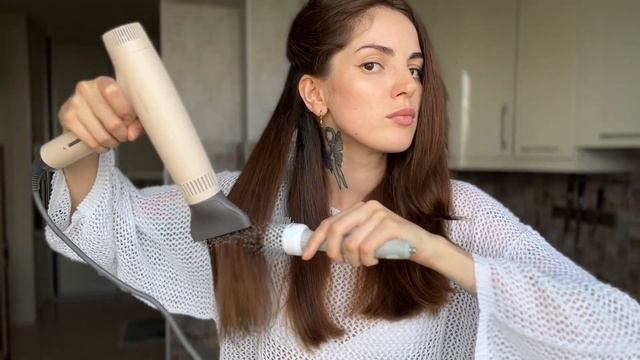 КАК РАЗГЛАДИТЬ ПОРИСТЫЕ ВОЛОСЫ / КАК УКЛАДЫВАТЬ ВОЛОСЫ БРАШИНГОМ смотреть онлайн