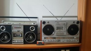 ЗВУК сравнение   SONY CFS-V8  и   NATIONAL PANASONIC RX-7000