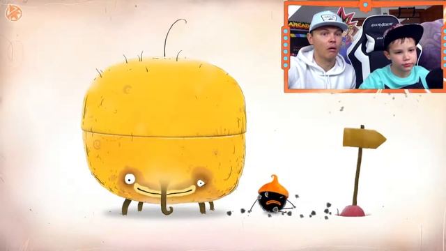 Chuchel самая няшная игра ⁄ Макс и Папа играют в Lat's play от Mister Max Play смотреть онлайн