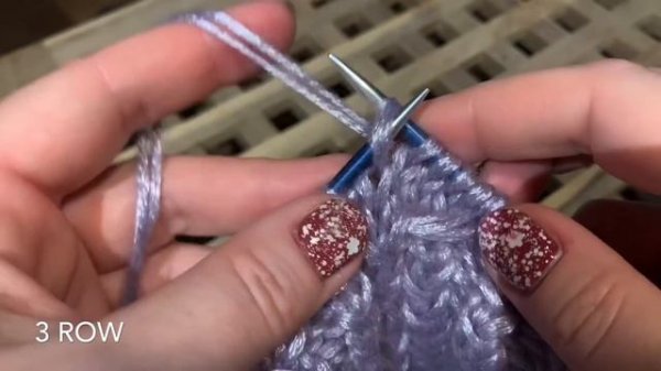 СУПЕР-ШАПКА СПИЦАМИ "LADY IN VIOLET" / МАСТЕР-КЛАСС / Beautiful hat: knitting pattern