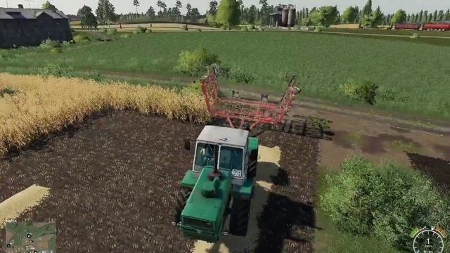Farming Simulator 19  пионер , культивация Т-150к с голосом