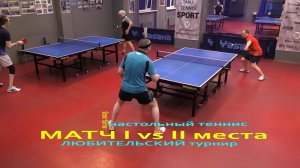 ФИНАЛ!! Чирков А. (749) - Лыков С. (774) настольный теннис 20.05 Любительский турнир ТТСПОРТ