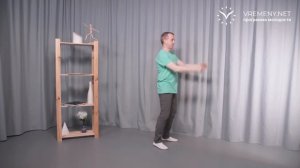 Упражнение «Лыжник»! Снимаем зажим в шейно-воротниково