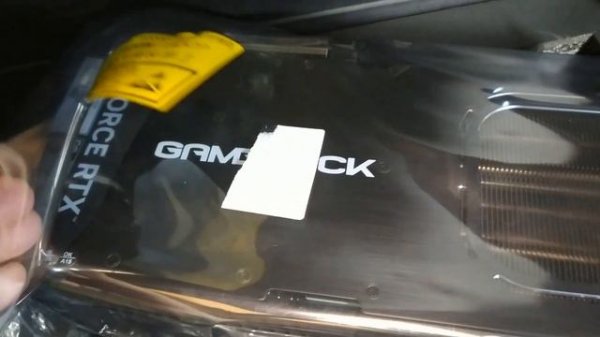 Palit GeForce RTX 5090 32GB GameRock распаковка, защита от вскрытия, по