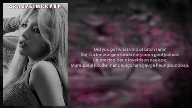 учим рэп партию Соён из песни Jeon Soyeon – Psycho|+кириллизация в описании.