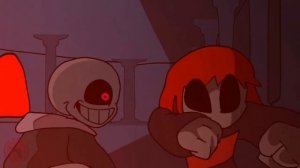 VHS!Sans vs UnderPlayer (АНИМАЦИЯ) НА РУССКОМ (РУССКИЙ ДУБЛЯЖ) от U
