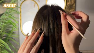 АСМР Копание в волосах и осмотр (реальный человек) 💆🏼♀️✨