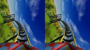 3D VR Видео опасные американские горки