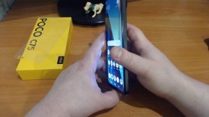 Смартфон Xiaomi POCO C75 8/256 Black. Анбоксинг и обзор. Различия м
