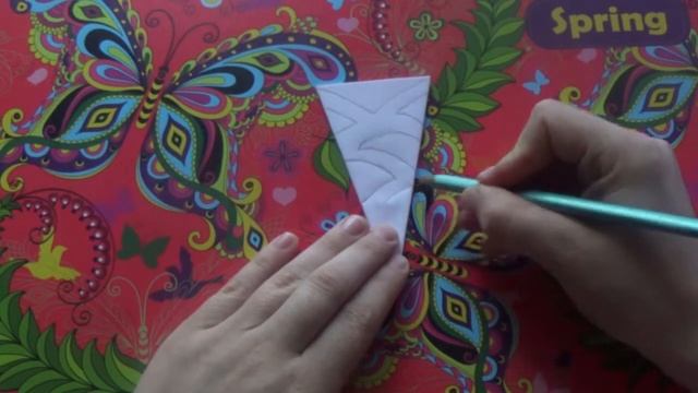 Снежинки из бумаги смотреть онлайн