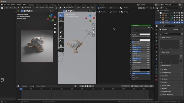 04-1 Handling UVmap, PBR texture and nodes