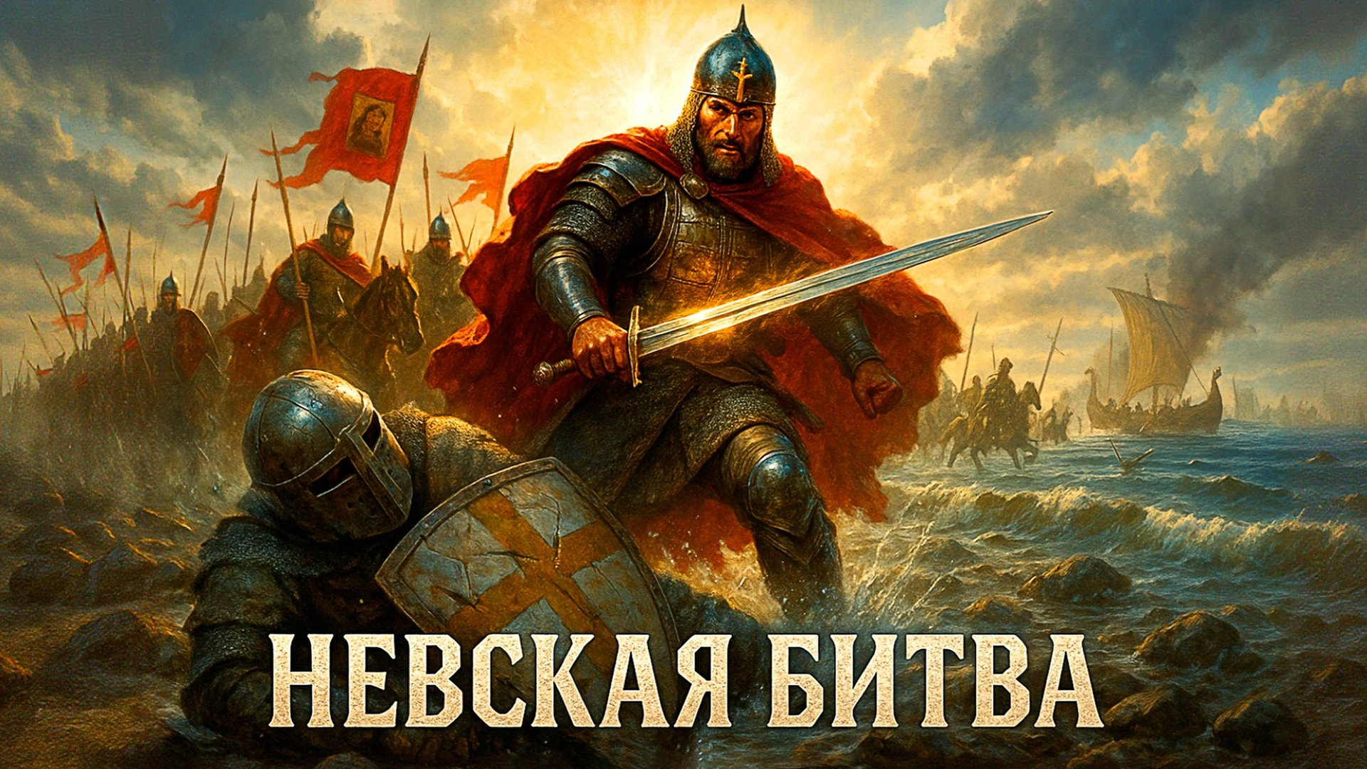 Невская битва 1240: как Александр Невский остановил шведское вторжение смотреть онлайн