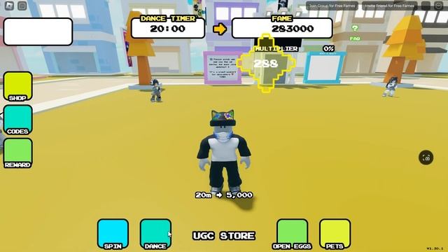Roblox: Dance For UGC коды [октябрь 2024] #роблокс #роблокскоды #ро?