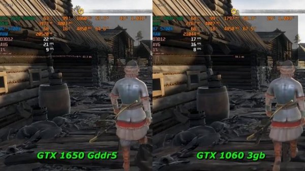 GTX 1650 - САМАЯ ПОПУЛЯРНАЯ ЗАТЫЧКА / Gtx 1650 vs 1060 3gb.