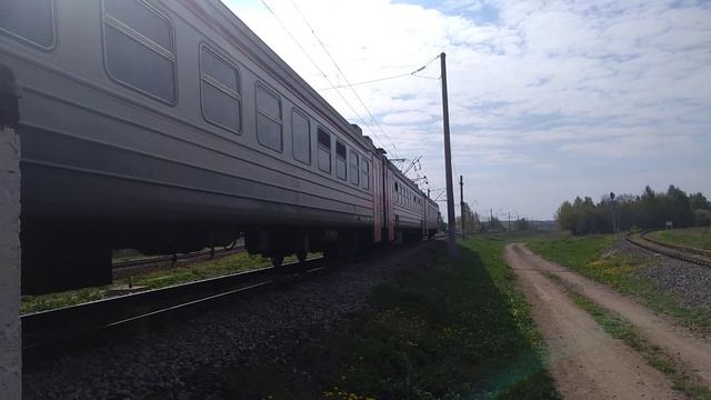 ЭД9Э-0009 перегон Окская - Чаглово смотреть онлайн