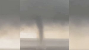 Огромный смерч появился в Чёрном море у Сочи