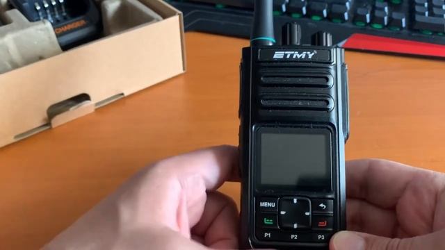 Краткий обзор DMR рации с AES256  модель  ET-68 ETMY