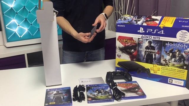 Распаковка (Unboxing) PS4 Slim 500 Gb in 2020 смотреть онлайн