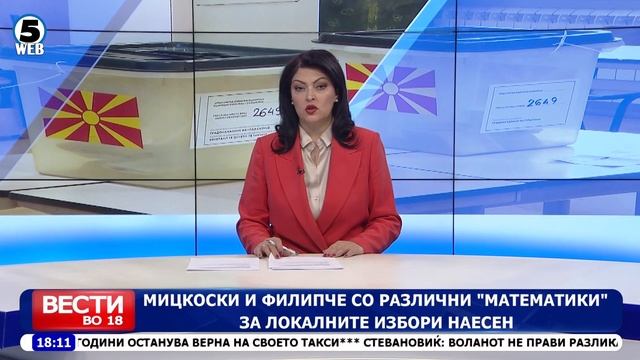 Вести на Канал 5 во 18, 08.03.2025