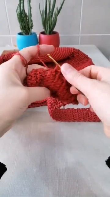 Оригинальный узор крючком./Original crochet pattern. смотреть онлайн