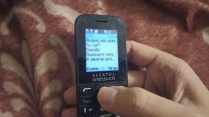 обзор кнопочного телефона Alcatel onetouch 1016D #обзор #кнопочн